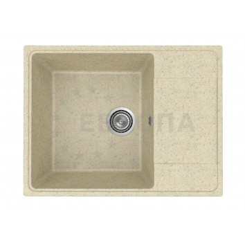 Мойка KITforKIT  650-02 бежевый