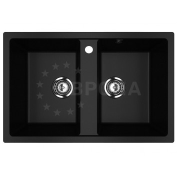 Мойка ULGRAN Classic U-608 (402) -344 Ультра-черный