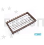 KITforKIT Полка для обуви мод.600 c ДОВ. Алюм.сплав. цвет.КОРИЧНЕВЫЙ МА.5325