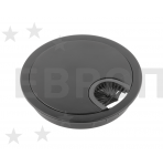 GTV Заглушка круглая черная матовая PM-LBFI80-20M