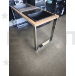 KITforKIT Подстолье ЛОФТ Квадрат 710H*580W/75mm*25mm*T1.0mm/580*75*T3.0mm ХРОМ
