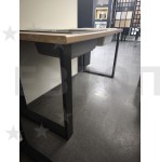 KITforKIT Подстолье ЛОФТ Квадрат 710H*580W/75mm*25mm*T1.0mm/580*75*T3.0mm ЧЕРНАЯ