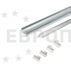 Профиль врезной  для светодиодной СУПЕР УЗКОЙ ленты 3000мм GLS 19.143.37.437
