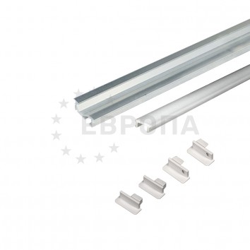 Профиль врезной  для светодиодной СУПЕР УЗКОЙ ленты 3000мм GLS 19.143.37.437