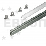 Профиль врезной  для светодиодной СУПЕР УЗКОЙ ленты GLS 19.143.37.594