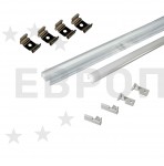 Профиль накладной для светодиодной СУПЕР УЗКОЙ ленты 3000мм GLS 19.143.37.438