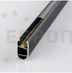 Профиль для шкафов овальный+крепеж матовый хром 15,5*29,6*2000 GLS