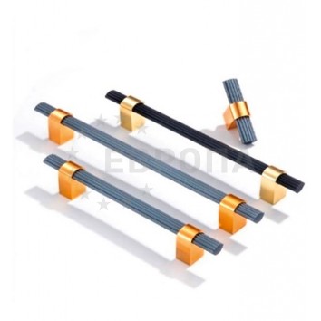 Ручка KITforKIT K669 BL/G черная/золото 850мм/1000мм