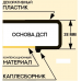 Столешница 3 м t=25 мм. №185 О Гранатовый опал